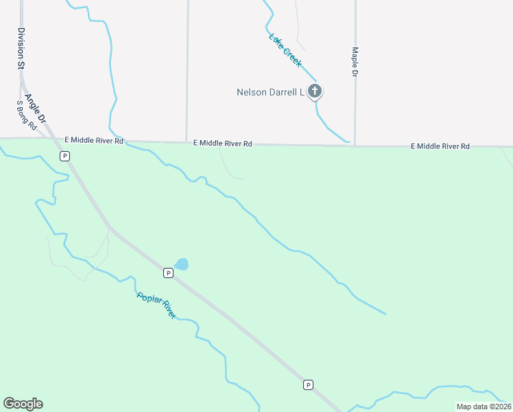 map of restaurants, bars, coffee shops, grocery stores, and more near 5653 South Olson Road in Poplar