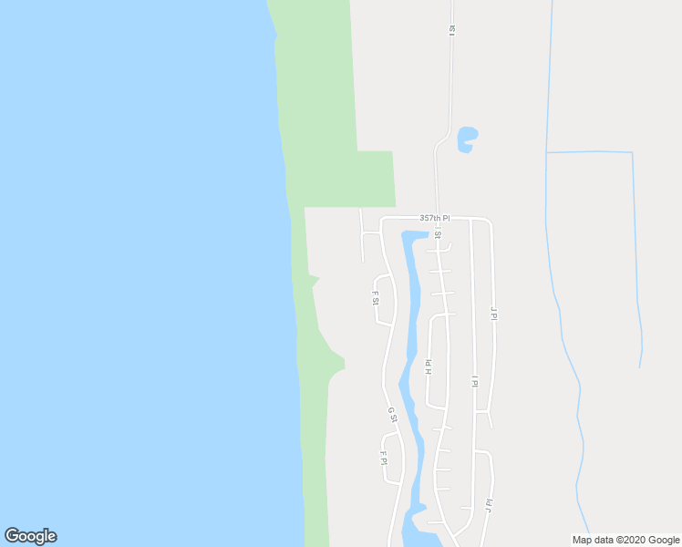 map of restaurants, bars, coffee shops, grocery stores, and more near 35405 F Street in Ocean Park