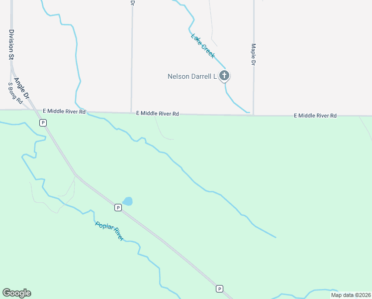 map of restaurants, bars, coffee shops, grocery stores, and more near 5653 South Olson Road in Poplar