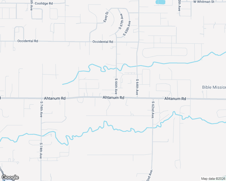 map of restaurants, bars, coffee shops, grocery stores, and more near 2511 South 66th Avenue in Yakima