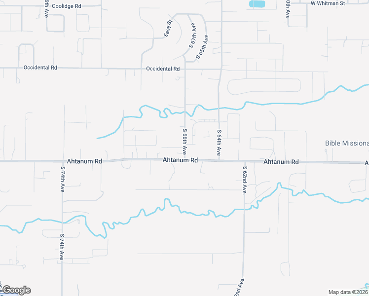 map of restaurants, bars, coffee shops, grocery stores, and more near 2511 South 66th Avenue in Yakima
