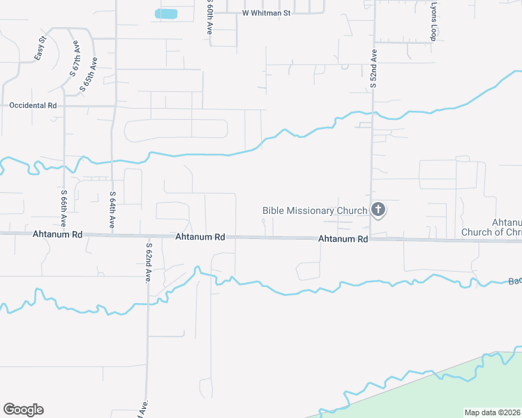 map of restaurants, bars, coffee shops, grocery stores, and more near 5503 Ahtanum Road in Yakima