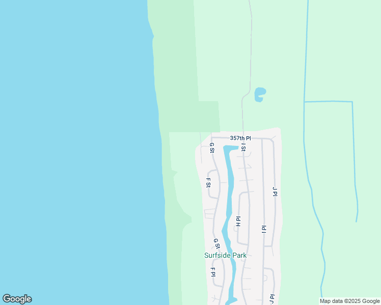 map of restaurants, bars, coffee shops, grocery stores, and more near 35601 G Street in Ocean Park