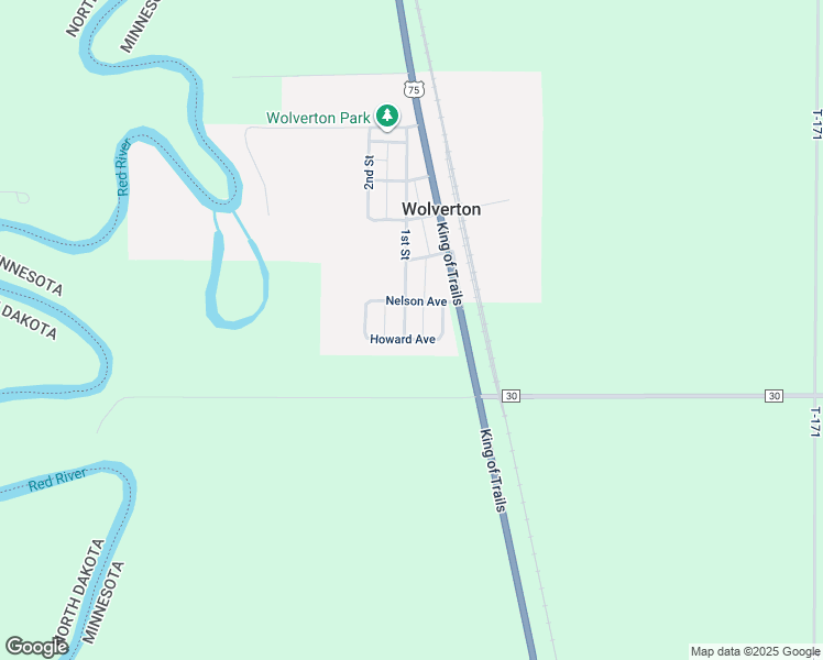 map of restaurants, bars, coffee shops, grocery stores, and more near 510 1st Street in Wolverton