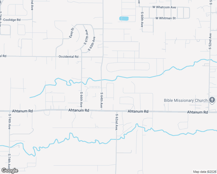 map of restaurants, bars, coffee shops, grocery stores, and more near 5819 Ahtanum Road in Yakima