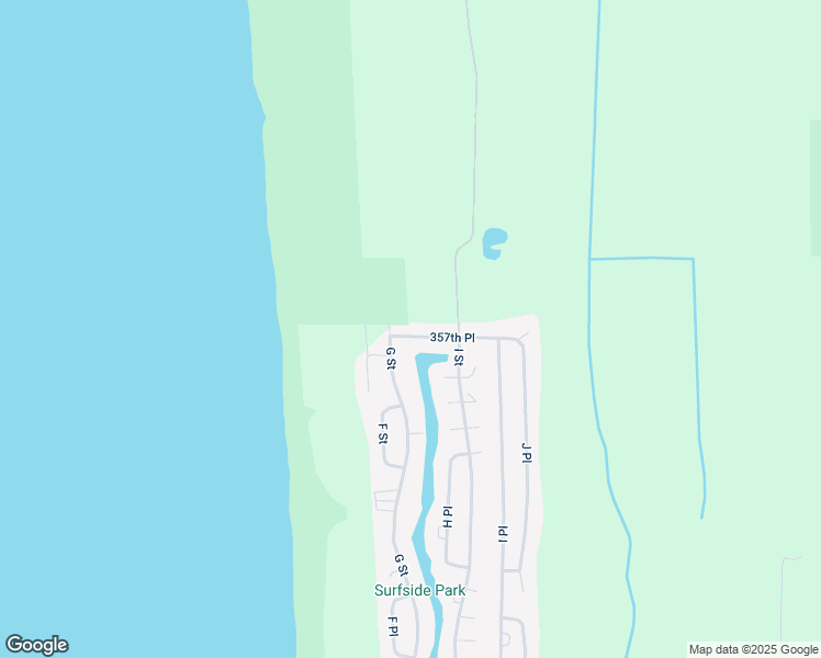 map of restaurants, bars, coffee shops, grocery stores, and more near 35600 G Street in Ocean Park