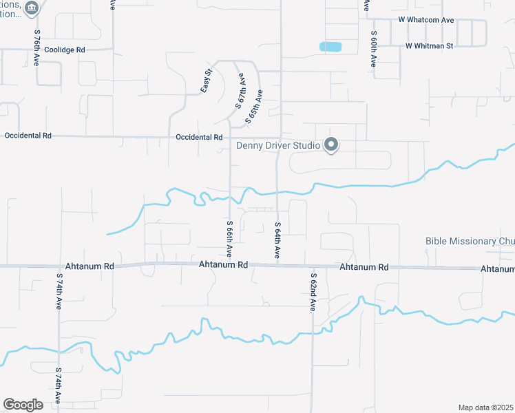 map of restaurants, bars, coffee shops, grocery stores, and more near 2319 S 66th Ave in Yakima
