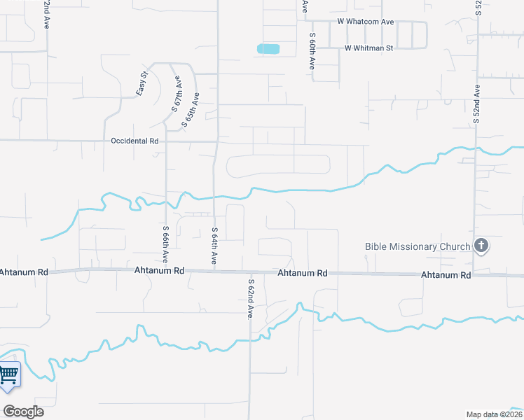 map of restaurants, bars, coffee shops, grocery stores, and more near 5819 Ahtanum Road in Yakima