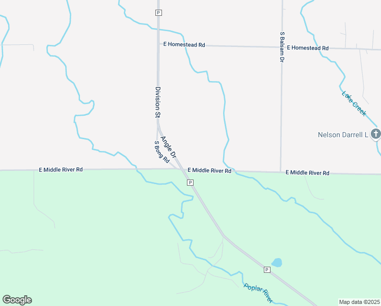 map of restaurants, bars, coffee shops, grocery stores, and more near 10051 East Middle River Road in Poplar