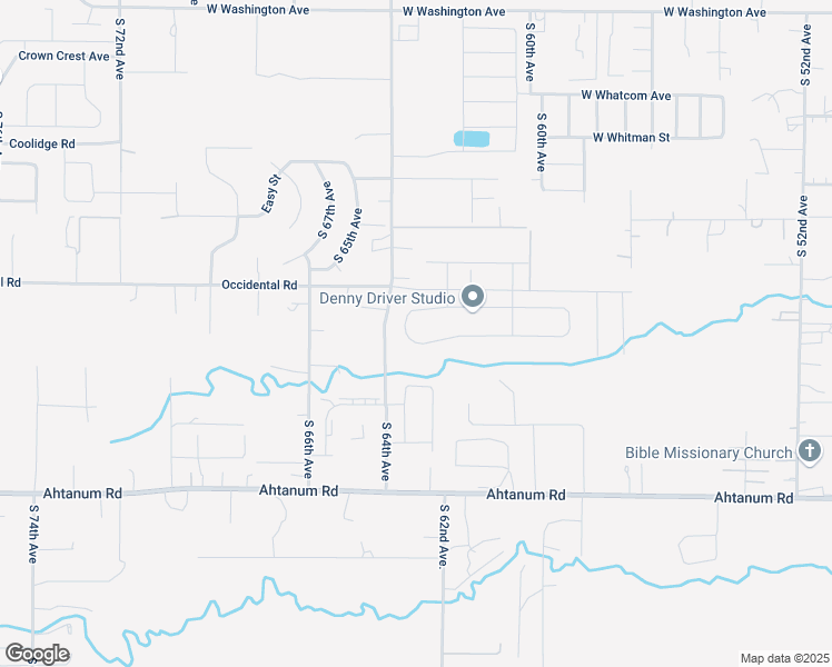 map of restaurants, bars, coffee shops, grocery stores, and more near 2309 South 64th Avenue in Yakima