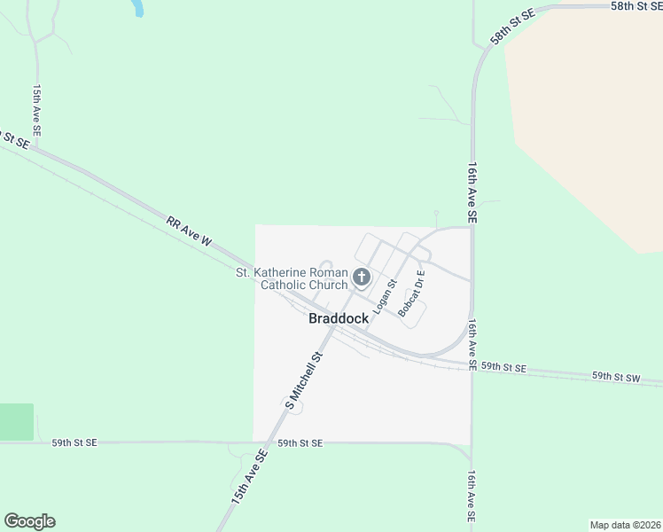 map of restaurants, bars, coffee shops, grocery stores, and more near Emmons Street in Braddock