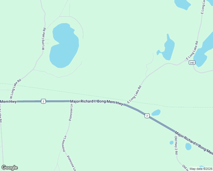 map of restaurants, bars, coffee shops, grocery stores, and more near 68395 East Long Lake Road in Iron River