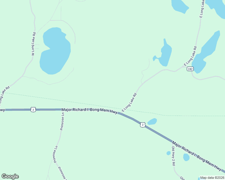 map of restaurants, bars, coffee shops, grocery stores, and more near 68395 East Long Lake Road in Iron River