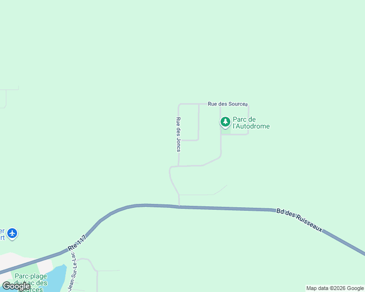 map of restaurants, bars, coffee shops, grocery stores, and more near 2734 Rue des Joncs in Mont-Laurier