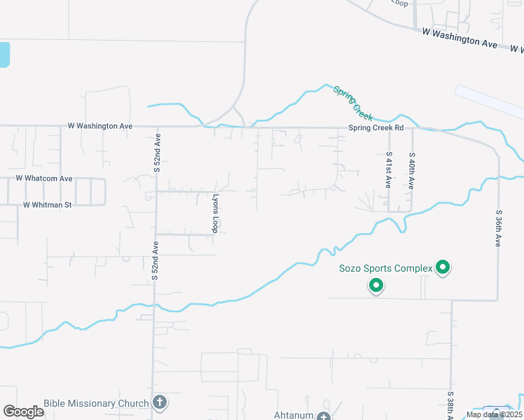map of restaurants, bars, coffee shops, grocery stores, and more near 2011 South 47th Avenue in Yakima