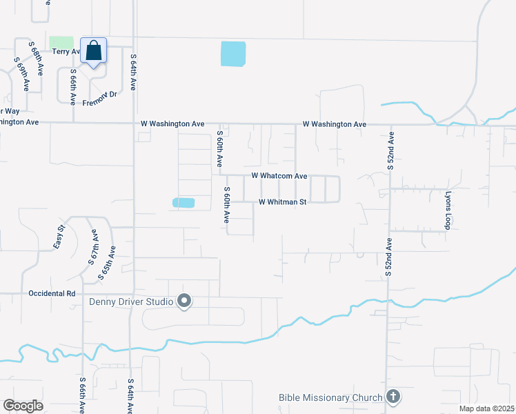 map of restaurants, bars, coffee shops, grocery stores, and more near 2010 South 59th Avenue in Yakima