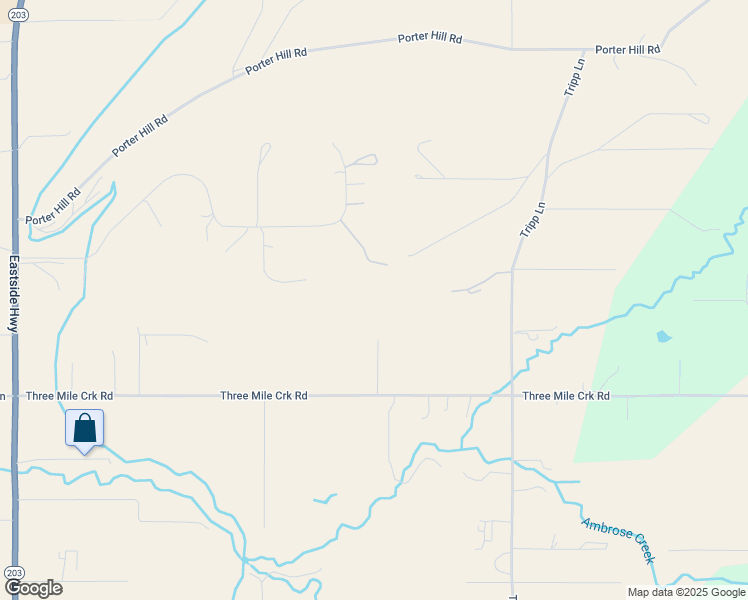 map of restaurants, bars, coffee shops, grocery stores, and more near 550 3 Mile Creek Road in Stevensville