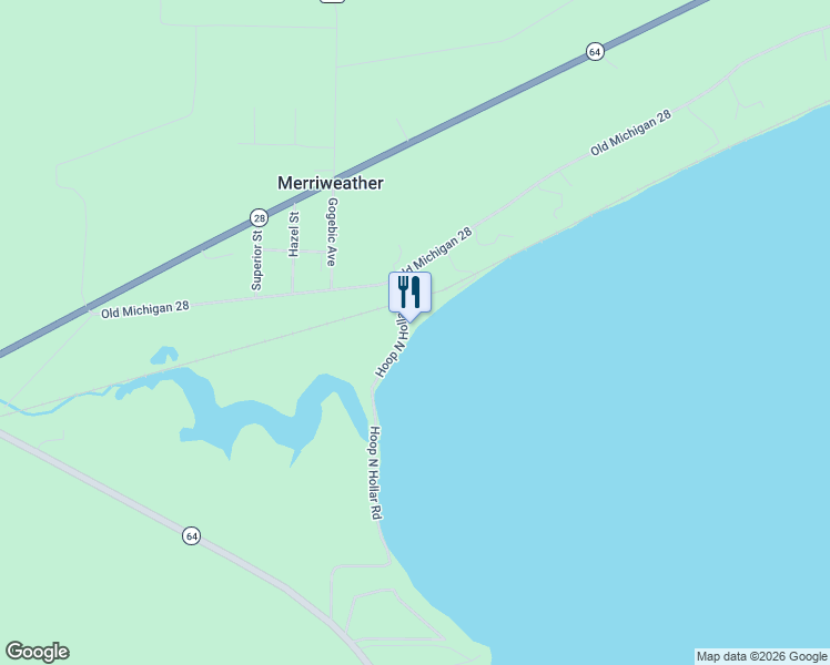 map of restaurants, bars, coffee shops, grocery stores, and more near 115 Hoop N Hollar Road in Merriweather