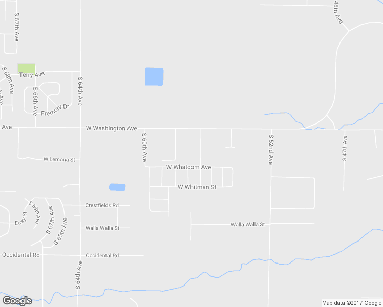 map of restaurants, bars, coffee shops, grocery stores, and more near 5701 West Whatcom Avenue in Yakima