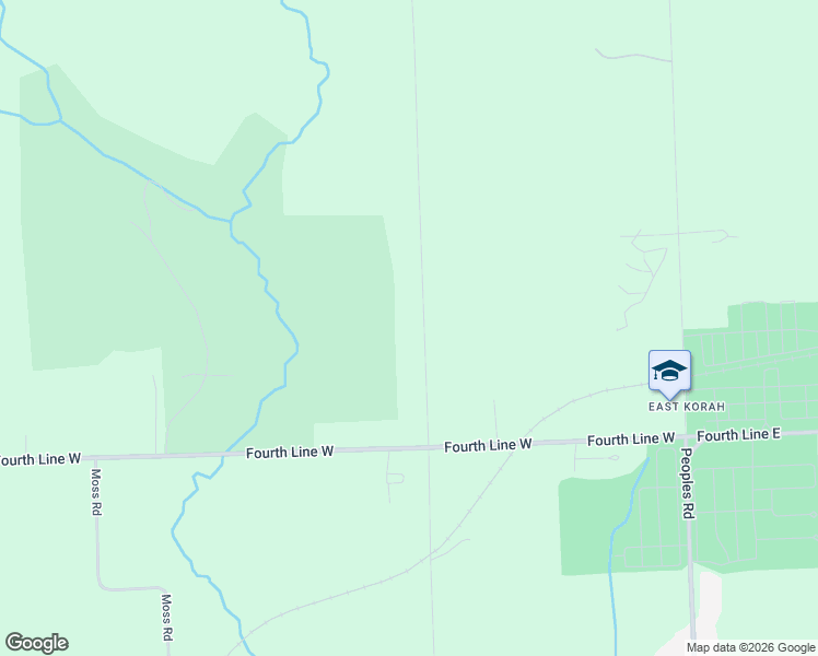 map of restaurants, bars, coffee shops, grocery stores, and more near 519 Brule Road in Sault Ste. Marie