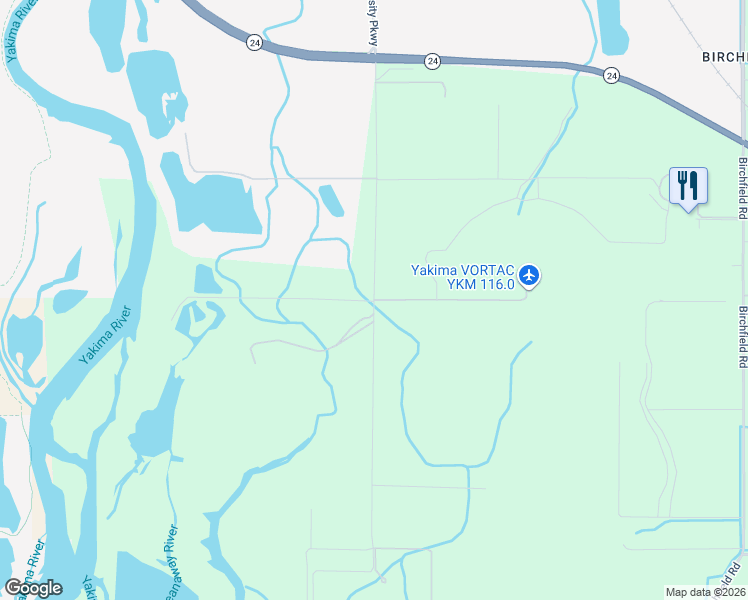 map of restaurants, bars, coffee shops, grocery stores, and more near 2242 Riverside Road in Yakima