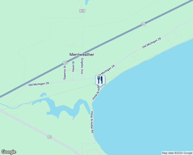 map of restaurants, bars, coffee shops, grocery stores, and more near 118 Hoop N Hollar Road in Merriweather