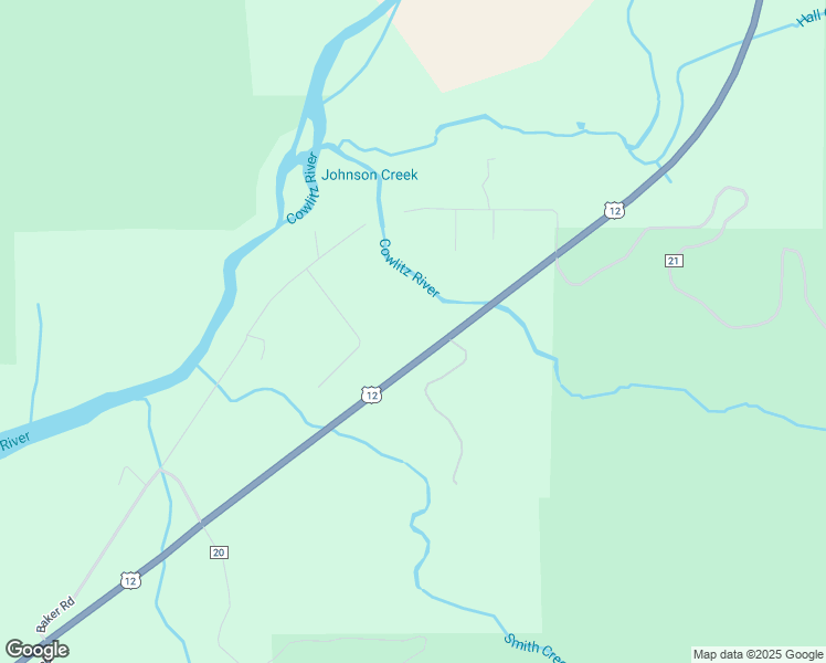 map of restaurants, bars, coffee shops, grocery stores, and more near U.S. 12 in Randle