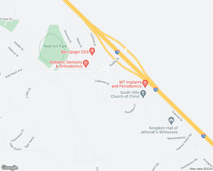 map of restaurants, bars, coffee shops, grocery stores, and more near 3195 Cabernet Drive in Helena