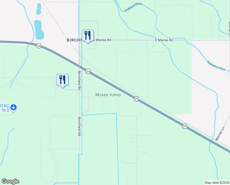 map of restaurants, bars, coffee shops, grocery stores, and more near 5211 Cayuse Ln in Yakima