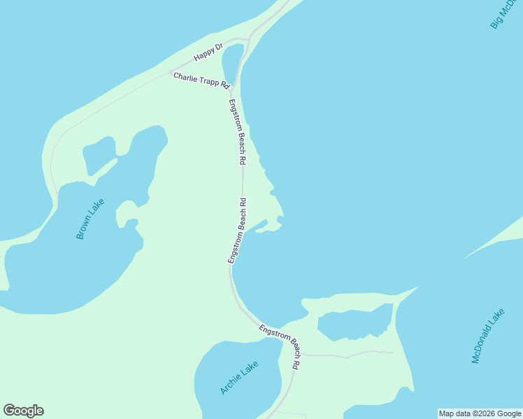 map of restaurants, bars, coffee shops, grocery stores, and more near 42144 Engstrom Beach Road in Dent