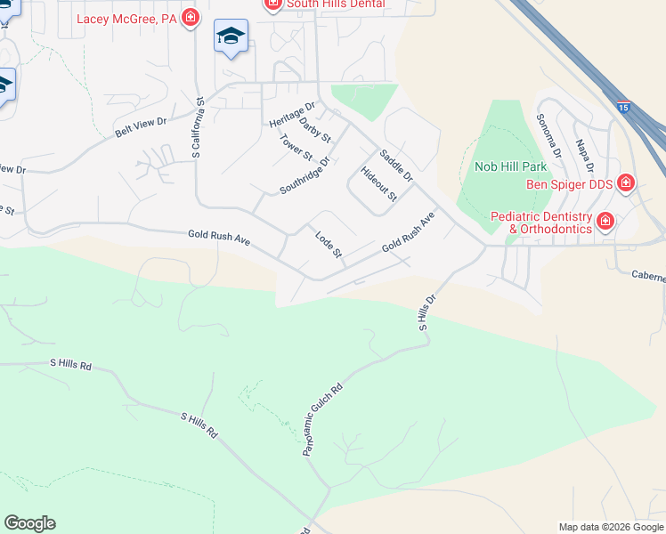 map of restaurants, bars, coffee shops, grocery stores, and more near 2608 Gold Rush Avenue in Helena