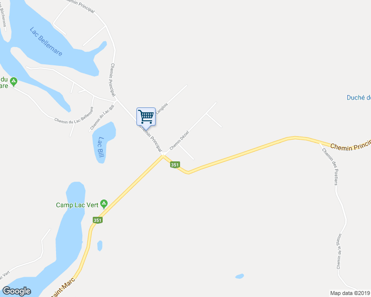 map of restaurants, bars, coffee shops, grocery stores, and more near in Mauricie