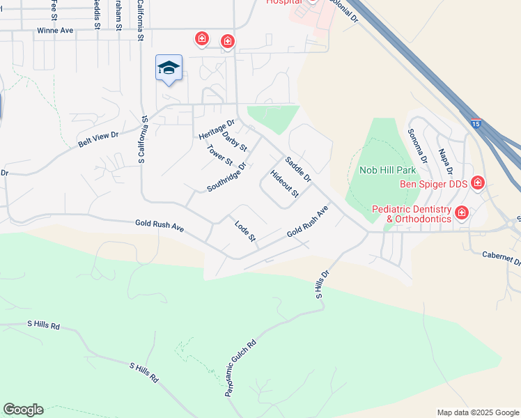 map of restaurants, bars, coffee shops, grocery stores, and more near 829 South California Street in Helena