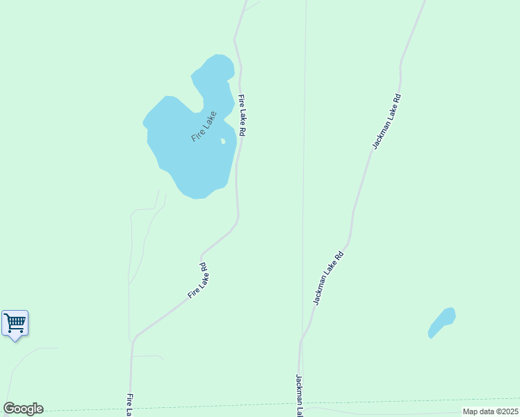 map of restaurants, bars, coffee shops, grocery stores, and more near 69080 Fire Lake Road in Iron River