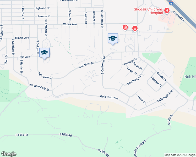 map of restaurants, bars, coffee shops, grocery stores, and more near 2233 Alpine Drive in Helena