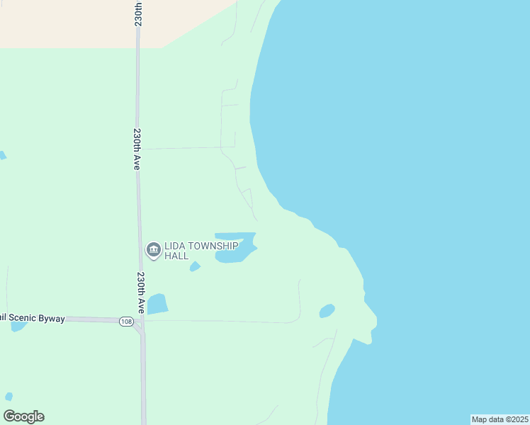map of restaurants, bars, coffee shops, grocery stores, and more near 23377 Thompson Beach Road in Pelican Rapids