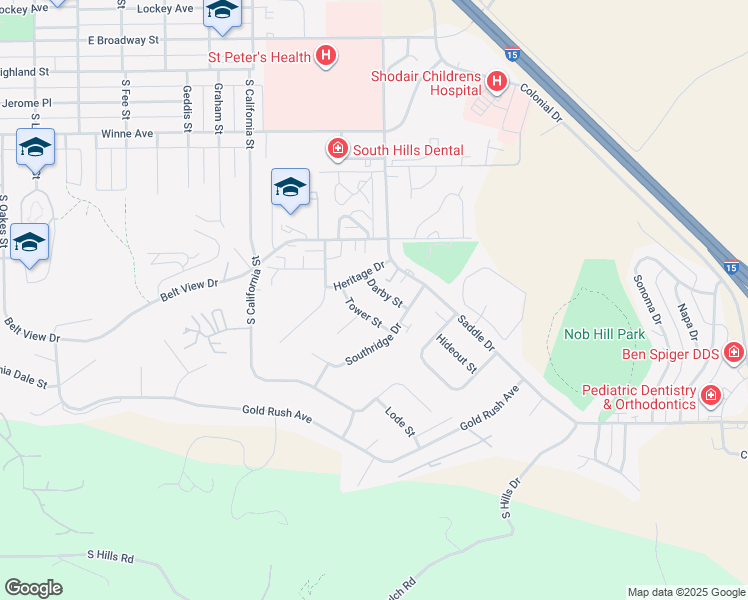 map of restaurants, bars, coffee shops, grocery stores, and more near 718 Darby Street in Helena
