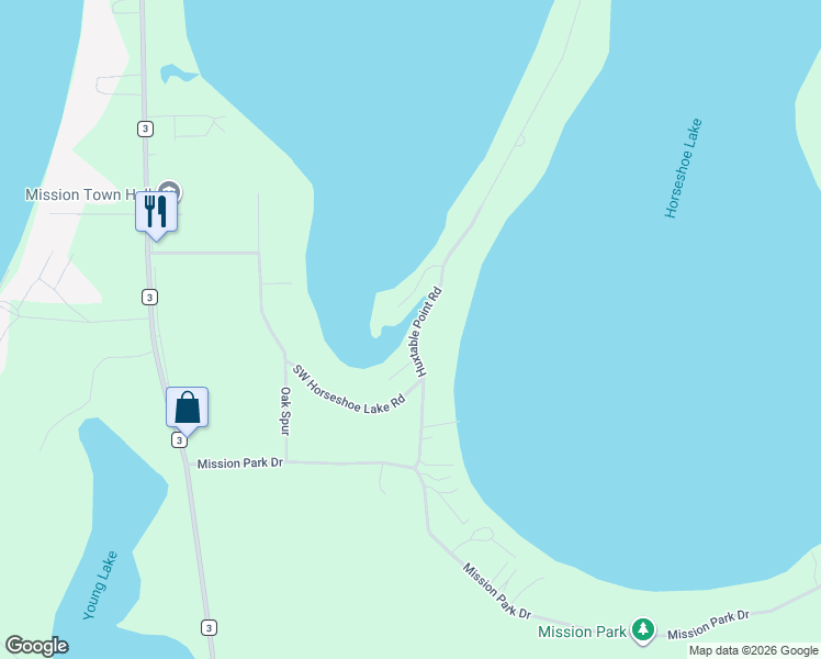 map of restaurants, bars, coffee shops, grocery stores, and more near 29246 Huxtable Point Road in Merrifield