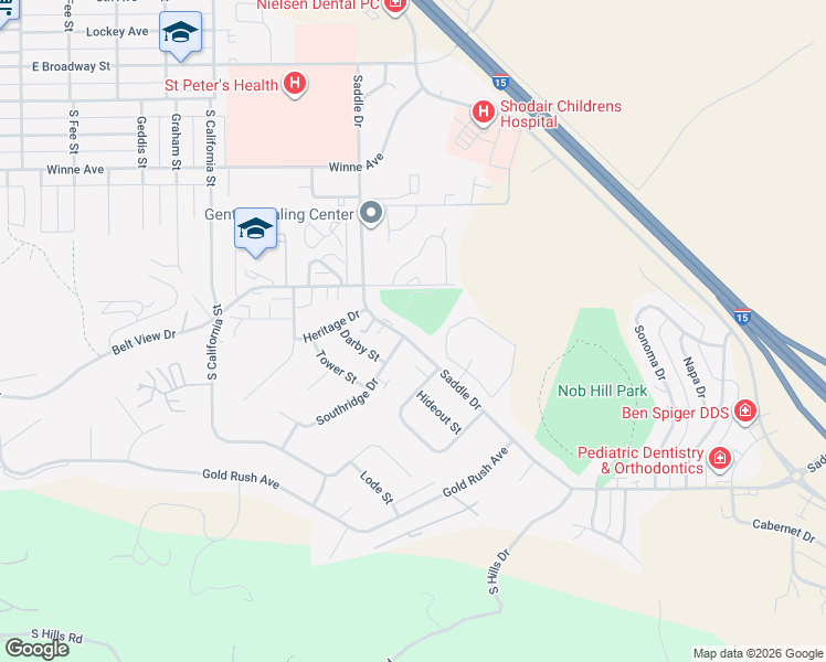 map of restaurants, bars, coffee shops, grocery stores, and more near 817 Saddle Drive in Helena