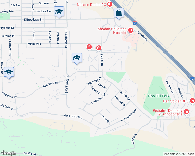 map of restaurants, bars, coffee shops, grocery stores, and more near 2546 Heritage Drive in Helena
