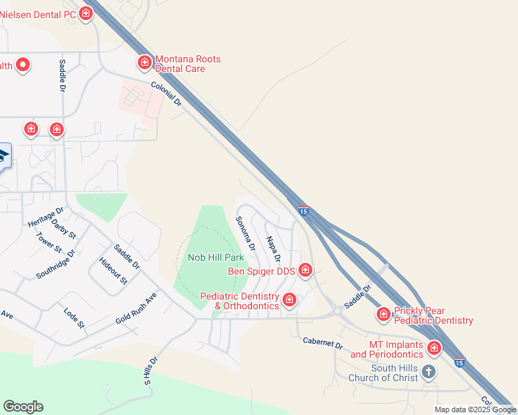 map of restaurants, bars, coffee shops, grocery stores, and more near 860 Sonoma Drive in Helena