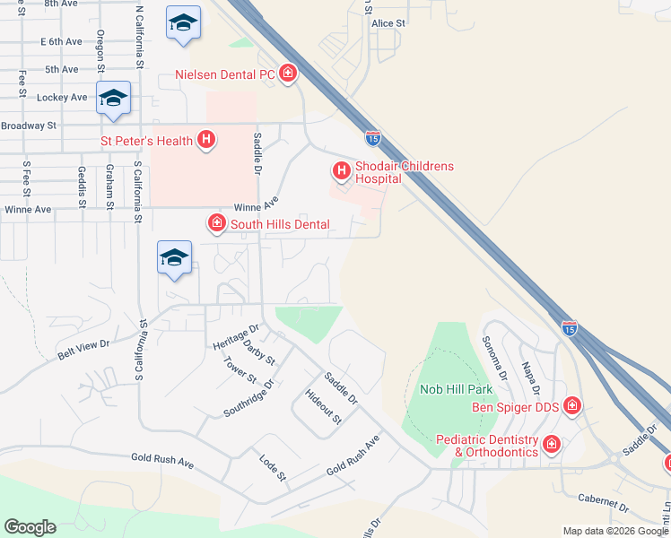 map of restaurants, bars, coffee shops, grocery stores, and more near 152 Dayspring Loop in Helena