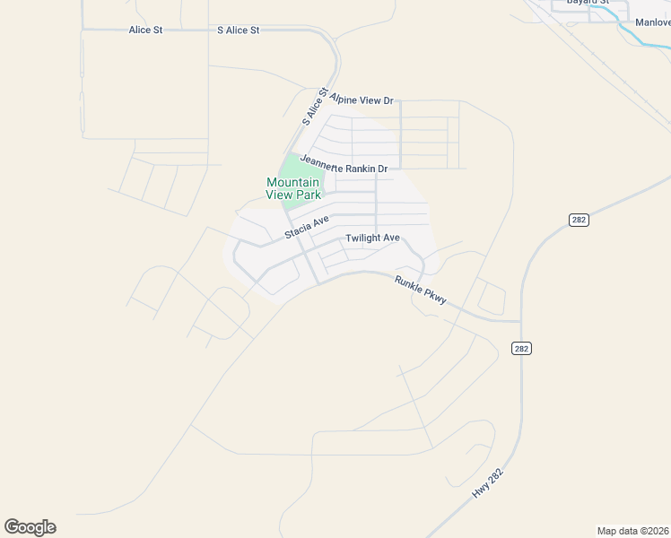 map of restaurants, bars, coffee shops, grocery stores, and more near 535 South Alice Street in Helena