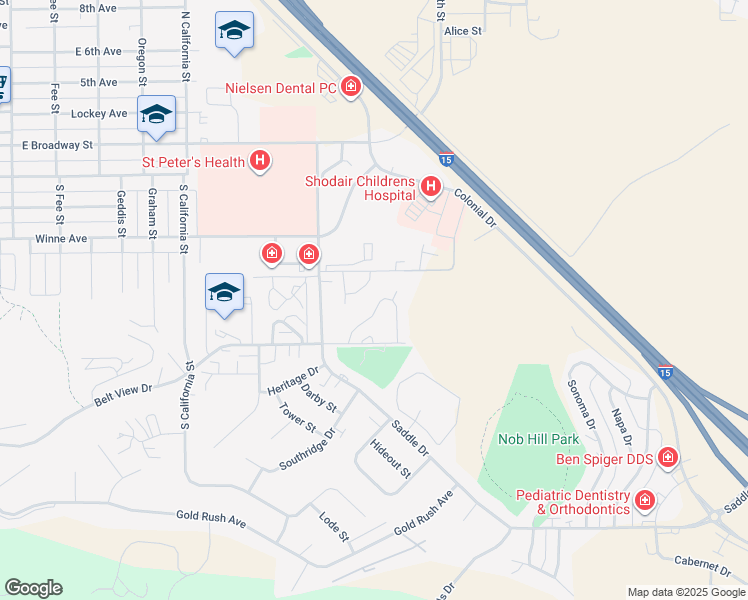 map of restaurants, bars, coffee shops, grocery stores, and more near 88 Dayspring Loop in Helena