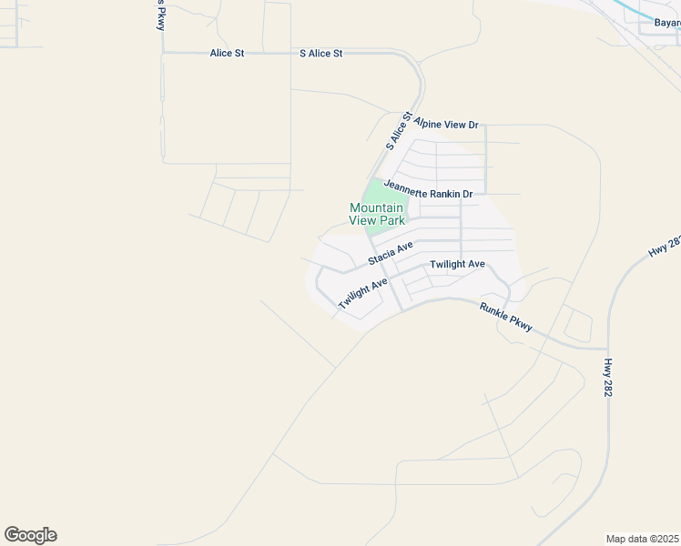 map of restaurants, bars, coffee shops, grocery stores, and more near Stacia Avenue in Helena