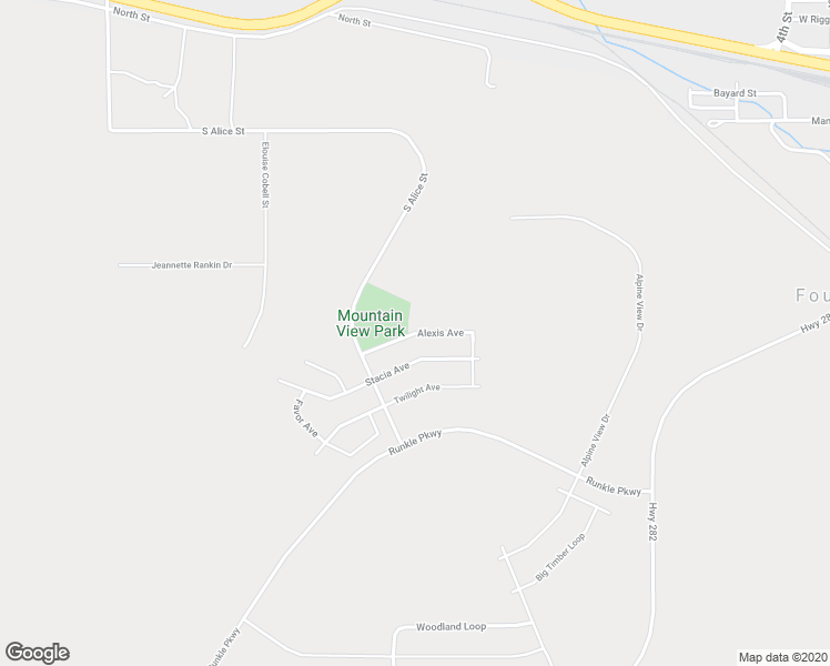 map of restaurants, bars, coffee shops, grocery stores, and more near Alexis Avenue in Helena