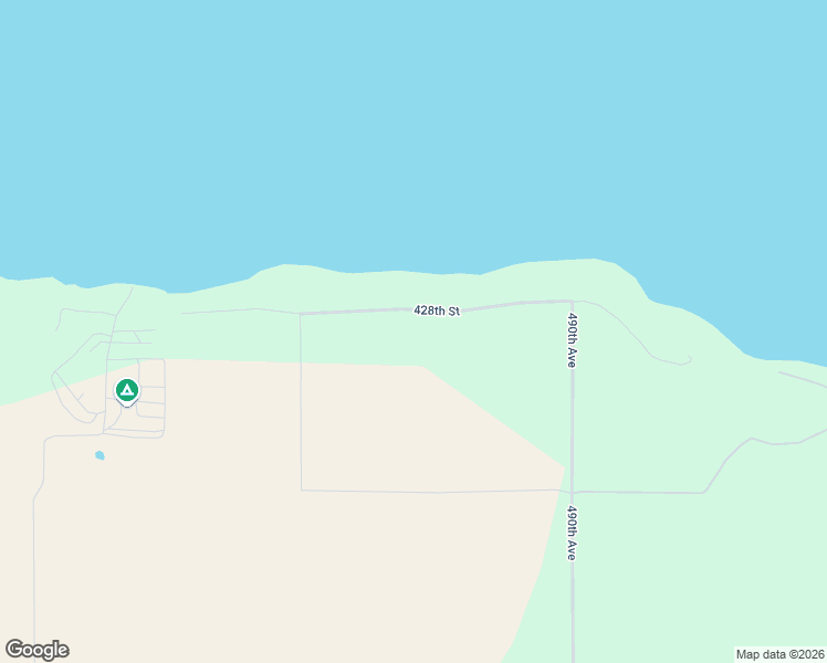 map of restaurants, bars, coffee shops, grocery stores, and more near 48754 428th Street in Perham