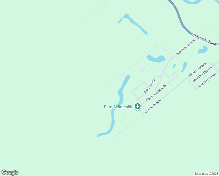 map of restaurants, bars, coffee shops, grocery stores, and more near 535 Chemin Richard in Shawinigan