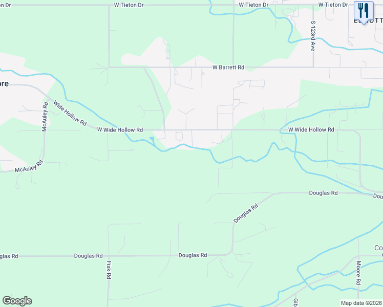 map of restaurants, bars, coffee shops, grocery stores, and more near 12902 Wide Hollow Road in Yakima