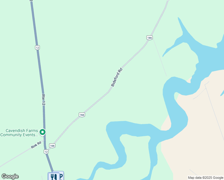 map of restaurants, bars, coffee shops, grocery stores, and more near 198 Bideford Road in Tyne Valley